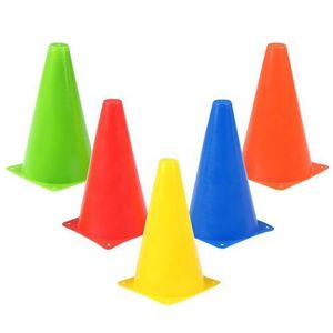 Football Training Cones Set, Sports Cones 5 Color Markings, 7.5 Inch Round  Cone, Safety Football Training Cone Fit Children's Training Sports