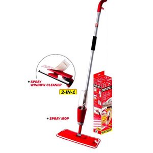 Liao 700ml refillable spray mop with reinforced microfiber refill pad suitable for damp or dry cleaning. 