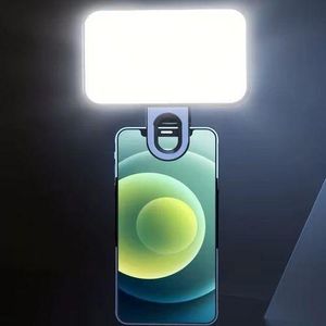 Mini Selfie Fill Light Rechargeable 3 Modes Adjustable Brightness Clip For Mobile Phone Computer Fill Light