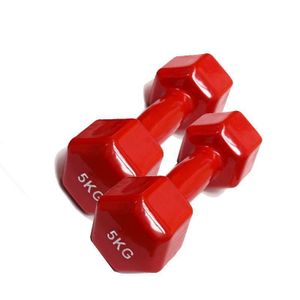 5kg pair vinyl coated dumbell dumbbells