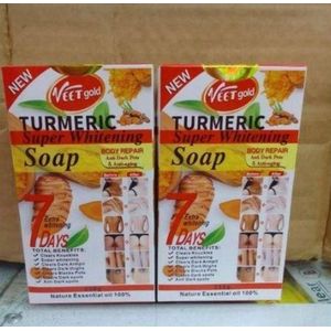 Veetgold Tumeric super whitening soap For dark Spot and Anti-aging-250g