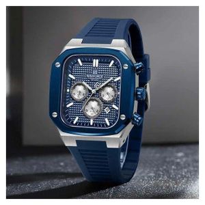 Naviforce Rubber Strapped Men's Office &Casual Designer Watch - Blue