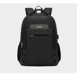 DENGGAO High Quality Original Laptop Bag Backpack black Antitheft Backpack Unisex With Double Pocket Sided And Two Double Zipper Lock School Bag 