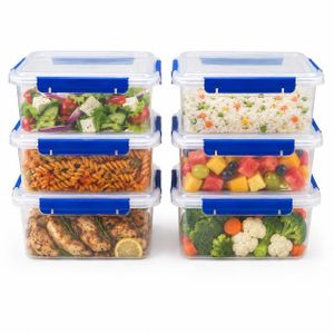 Tankoo 3L 6-In-1 Plastic Food Storage Box with Lid (P6127) – Multi-Purpose Kitchen Organizer & Food Storage Container