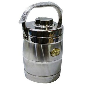 Steel Aurun Food Flask 3 Litre - Silver