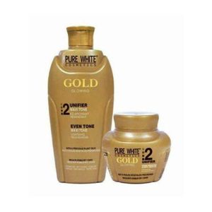 Pure White Gold Glowing Unifier Maxitone Triple Action Lotion and Cream 
