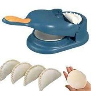 Automatic Two-in-One Manual Dumpling / Empanada Maker Press - Multicolor
