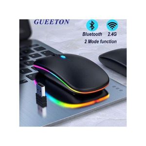 Hp LED 2.4G Rechargeable Wireless Mouse Black
