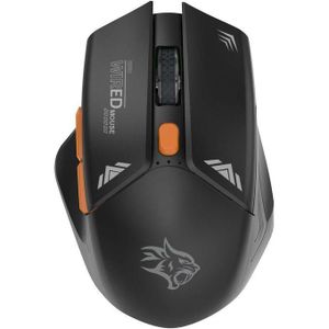 Porodo Gaming Wireless Mouse, Nano USB,DPI Levels1000/1200/1600, Power Saving Technology, Compatible with Mac,Windows, Gaming Design, Operationg Up to 10m (Black)