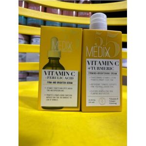 Medix 5.5 Vitamin C + Tumeric Brightening Lotion + Serum
