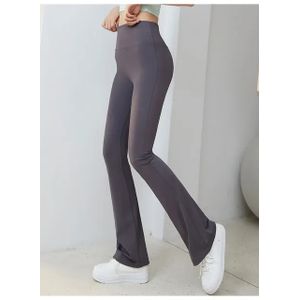 Women's Flare Pants Elastic Waist Dance Yoga Pants Workout Flare