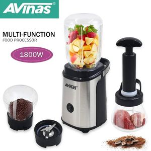 AVINAS Multi-function Electric Blender Cell Wall Breaking Food Processor Fruit Mixer Powerful Hand Held For Fruits, Meat and Vegetables - Multicolor
