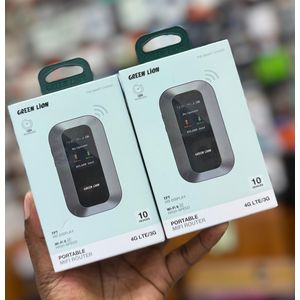 Green Lion Portable Mifi Router - Black