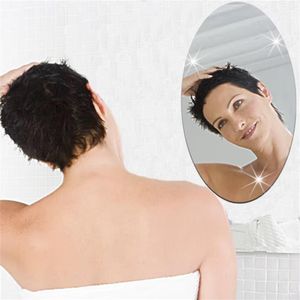 Peel and Stick Acrylic Mirror Wall Stickers – Self-Adhesive Decorative Mirror Tiles