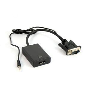 1080P VGA Male to Female HDMI Converter - Black