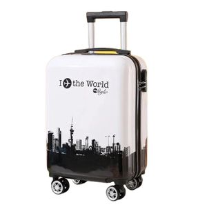 Water Repellant Beatiful Painting Suitcase With Good Material 