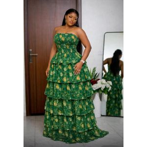 Generic Xim Stylish Ladies Armless Ladder Dress- Green, Brown, Blue 