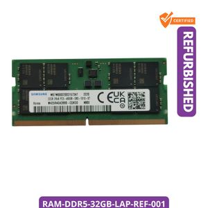 Samsung Refurbished 32GB DDR5 Laptop RAM SO-DIMM Memory Module
