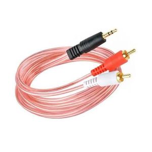 Pc 10m 3.5mm stereo jack to 2RCA male audio cable. 10meter audio pin to banana cable 