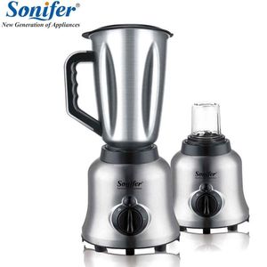 Sonifer 2 In 1 Super Quality Stainless Steel Electric Blender With Mill Grinder