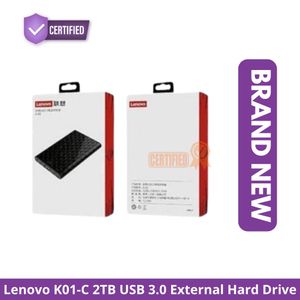 Lenovo  K01-C External Hard Drive 2TB USB 3.0 Portable Storage Device