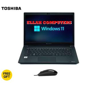 Toshiba Tecra , Intel Celeron,4GB RAM, 128 GB SSD, 14” Windows 11 Pro Plus Mouse, Black-Refurbished