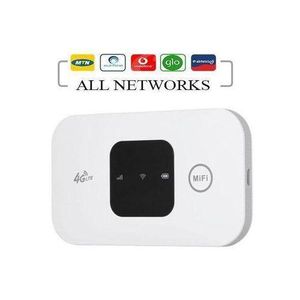 Original Mobile Portable MIFI Internet Hotspot High Speed 4G/5g Strong Coverage Unlocked SIM Card Router-White/Black