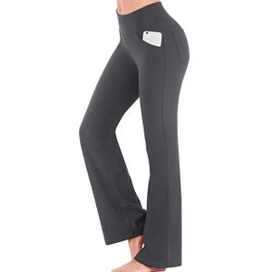 Women's High Waist Palazzo Pants Bootcut Wide Leg Yoga Pants Sports Flare  Leggings with Pocket Comfy Lounge Pants 
