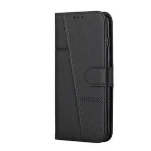 Tecno Spark 40 Pro Plus Flip Black Case Phone Cover With Magnetic Clip And Wallet Pocket Stand 