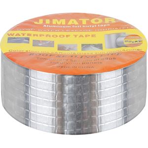 Strong Adhesive Waterproof Aluminum Butyl Tape for Roof Leak, Surface Crack, Permanent Repair