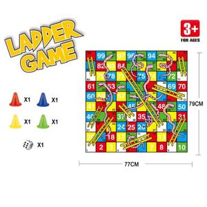 Snake Ladder Board Game Set Flight Chess Educational jogos juegos oyun  Portable Family Party Games Funny