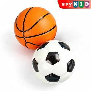 STY 6cm Children Toy Balls Kids Toy Basketall Football Set Balls Bouncy Ball Sponge PU ball