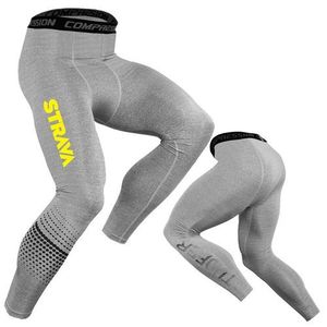 Men Gym Leggings Sweatpants Quick Dry Running 2 In 1 Compression