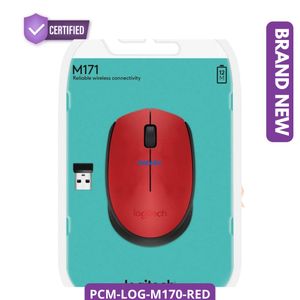 Logitech M170 Wireless Mouse 2.4GHz Red Brand New