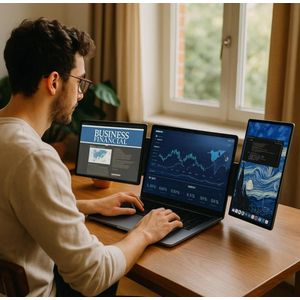 Powerology  SkyFold 14" Dual Display Laptop Monitor