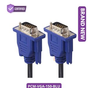 Universal Ultra HD 1.5m VGA Cable Blue New  PCM-VGA-150-BLU