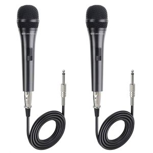 Microphones with 15 ft Cable, 6.35mm Wired Microphone for Singing/Singing Machine Karaoke Microphone