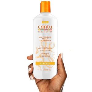 Cantu Moisturizing Cream Shampoo with Shea Butter For Deep Cleansing -400ml