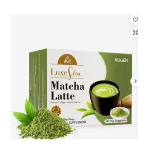 Nugens Sugar-Free Matcha Latte Green Tea Powder Slimming Instant Coffee in Boxed Format