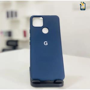 Google Pixel 4 , Pixel 4a , Pixel 4xl , Pixel 5  Luxury Soft Rubber Liquid Silicone Skin Touch Feel Cover Case Blue