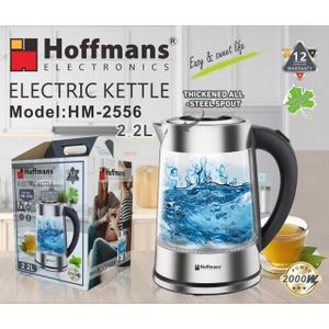 Hoffmans HM-2556. Transparent Electric kettle 2.2L