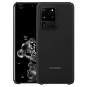 Samsung Galaxy S20 Ultra Silicone Cover Case – Black