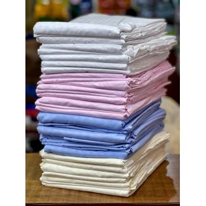 4x6, 4pcs Egyptian cotton bedsheets- Multicolour 