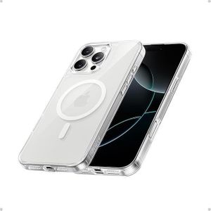 Anker Mag Go Magnetic Clear Case for iPhone 16 Pro and 16 Pro Max with Wireless Charging, Anti Yellowing, Ultra Thin Durable Protective Case Compatible with MagSafe, Transparent Case Exclusively Designed for iPhone 16 Pro and Pro Max - Transparent