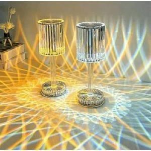Rechargeable crystal table lamps made from acrylic 