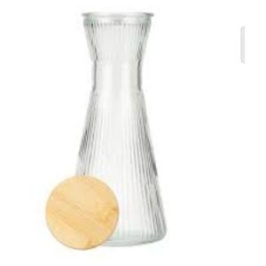 Borosilicate Glass Water Jug with Airtight Lid Glass Jar for Water Glass Jug for Water Water Jugs for Dining Table Detox Water Jar Water Jar