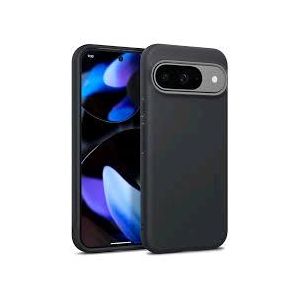 Google Pixel 9 & Pixel 9 Pro Case - Durable Protection - Stain-Resistant Silicone - Android Phone Case - Obsidian Amazon's Choice