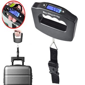 Portable Travel Digital Luggage Scales - 50kg Suitcase Weight Measure - Holiday Essentials - Ensure Your Case is Under Your Luggage Allowance - Easy Hand Grip