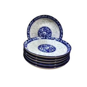 Designed diner plates 6pieces 