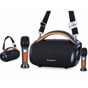 Generic BoomBest Powerfull bass Bluetooth Speaker With Wireless Microphone multi color 